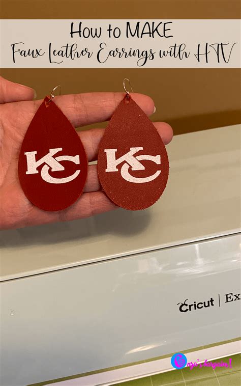 And, they're actually quite addictive. How to make Cricut Faux Leather Earrings on an Explore Air ...
