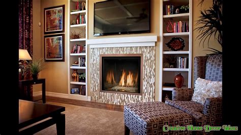 Electric Fireplace With Tv Above Ideas Youtube