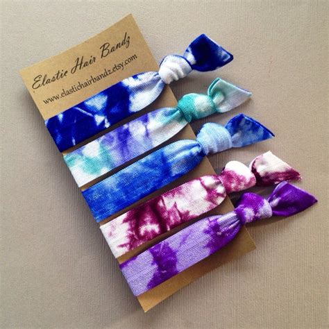 The Kelli Tie Dye Hair Ties Ponytail Holder Collection Accesorios