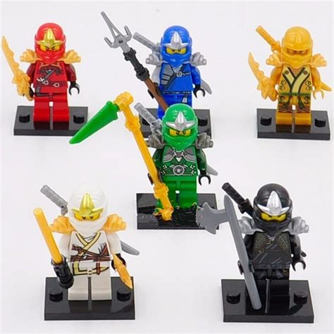 Ninjago Gold Ninja Lloyd Cole Jay Kai Zane Lego R 150000 Em
