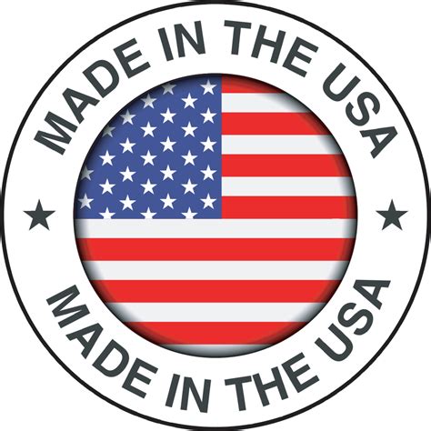 Made In The Usa Icon Vector Circle American Button 5416926 Vector Art