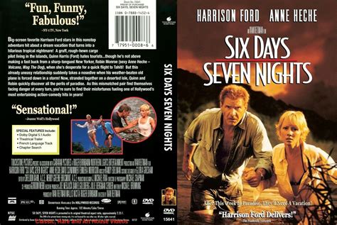 Six Days Seven Nights ~ Dvd ~ Harrison Ford Anne Heche 1998