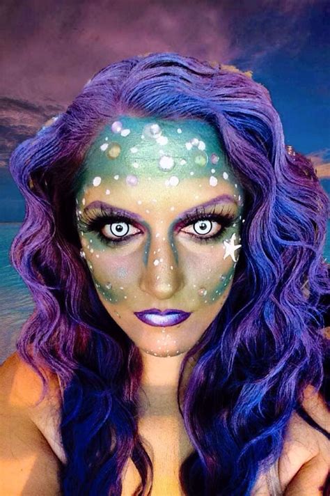 Mermaid Makeup Mermaid Makeup Mermaids Halloween Face Makeup Draw