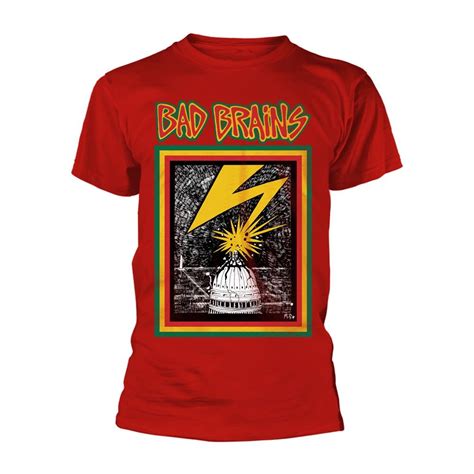 T Shirt Bad Brains Capitol Logo Red Red Rabbit Trendovska Trgovina