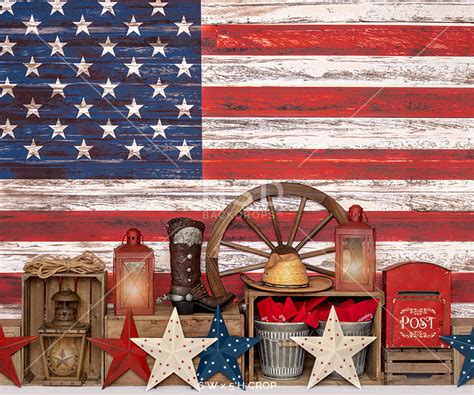 Fourth Of July Backdrop 4th Of July Photo Backdrop American Flag