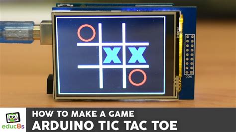 Tic Tac Toe Game With A Touch Screen And An Arduino Uno Electronics