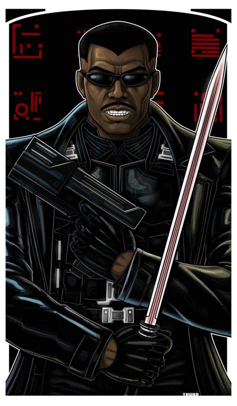 Blade Icon Series By Thuddleston Marvel Comics Superheroes Marvel Art