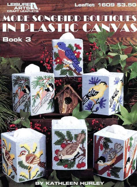 More Songbird Boutiques Book 3 6 Bird Boutique Covers Plastic Canvas