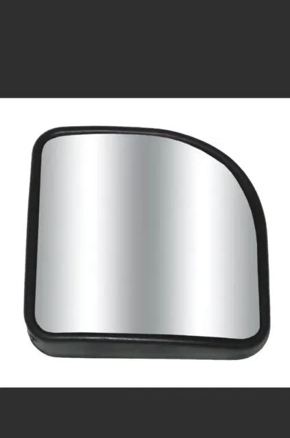 Wedge Hot Spot Blind 3” Mirror Convex Glass W Stick On Black For Car Truck 899 Picclick