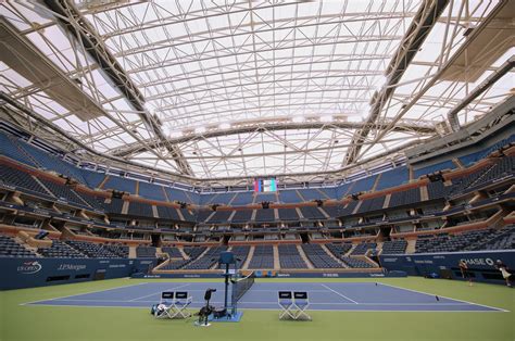 That $150 million roof at Arthur Ashe Stadium is making tennis a really