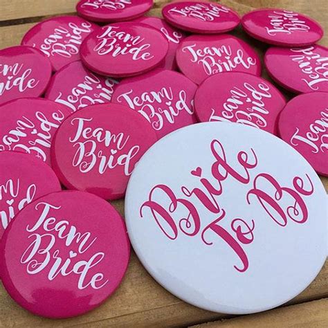 Team Bride Hen Party Badge Bride To Be Hen Do Favours Hen Party