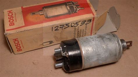 The best value and the highest quality. Moto Guzzi models with Bosch starter solenoid NOS part ...