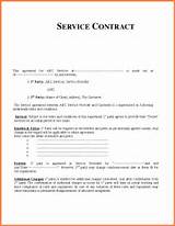 Managed Service Contract Template Images