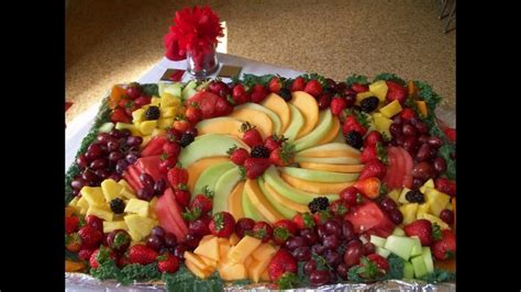 Easy Fruit Platter Decoration Ideas Youtube
