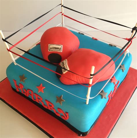 Boxing round edible birthday cake topper decoration | etsy. Boxing ring cake (1)