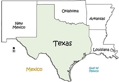 Texas Border Towns Map