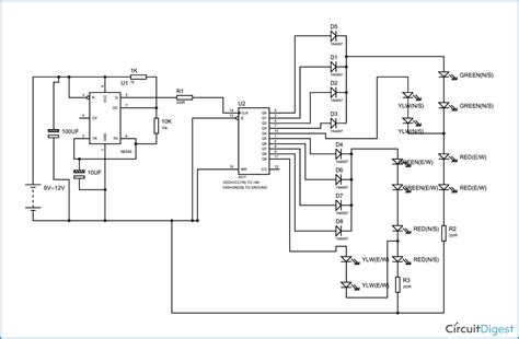 In this project we are going to design a simple metal detector the figure shows the circuit diagram of metal detector. #555 Timer Based Four Way Traffic Light #Circuit Diagram ...
