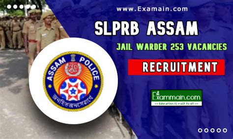 Slprb Assam Jail Warder Recruitment Apply Vacancies