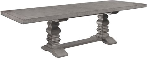 Search for results at searchandshopping.org. Prospect Hill Gray Rectangular Extendable Pedestal Dining ...