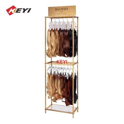 Hot Salon Wig Stand Hanging Hair Extension Display Stand For Store