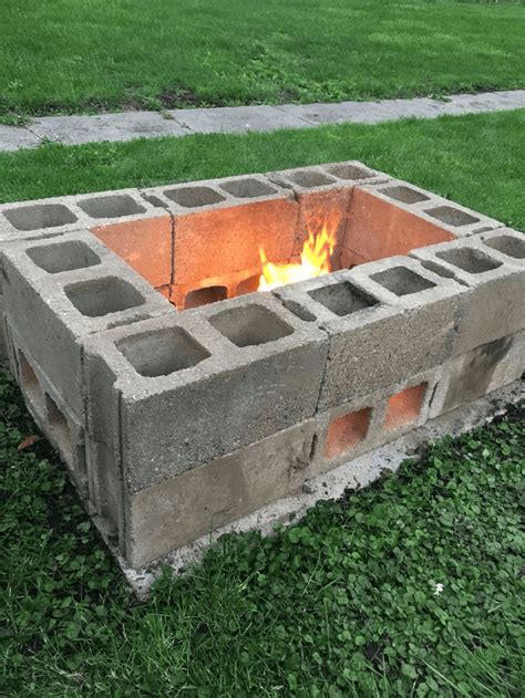 7 Incredible Cinder Block Fire Pit Ideas Outdoor Fire Pits
