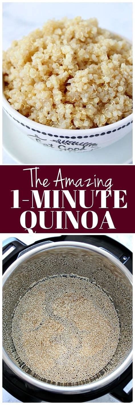Instant pot italian chickpea stew. 1-Minute Instant Pot Quinoa Recipe - the fastest way to cook perfectly fluffy quino… | Instant ...