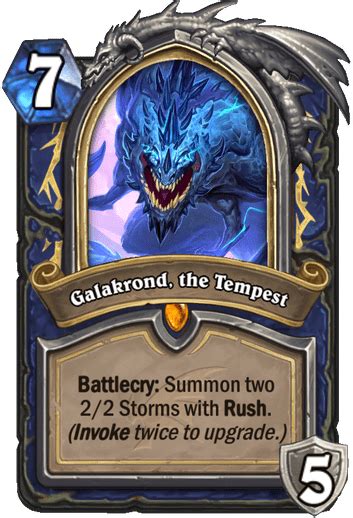 Galakrond The Tempest Hearthstone Top Decks