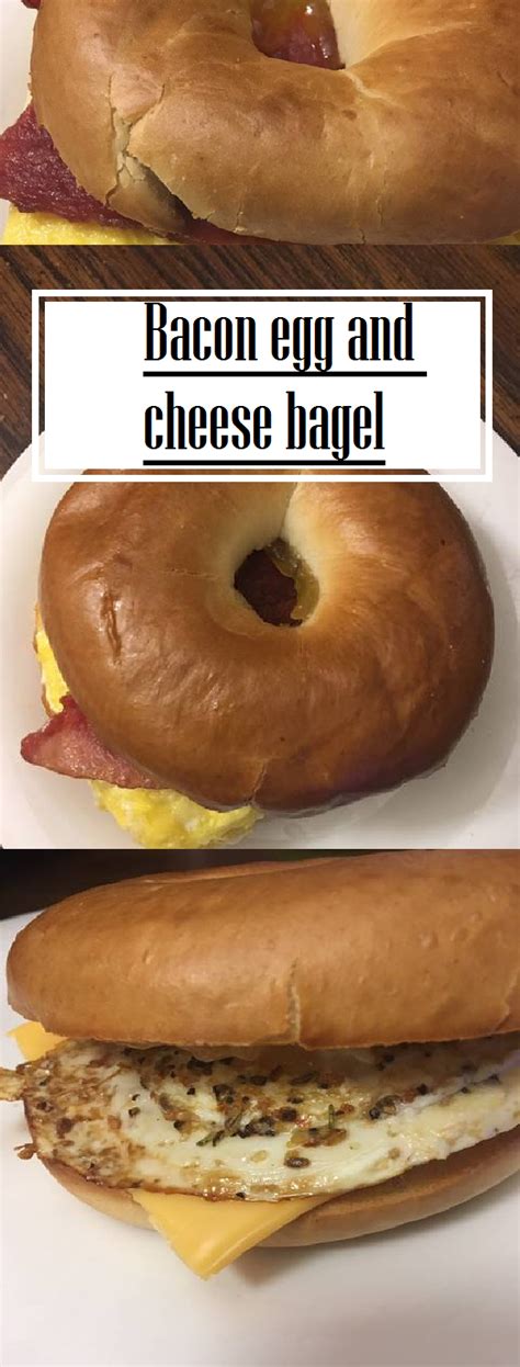 Bacon Egg And Cheese Bagel Celebrating Recipes