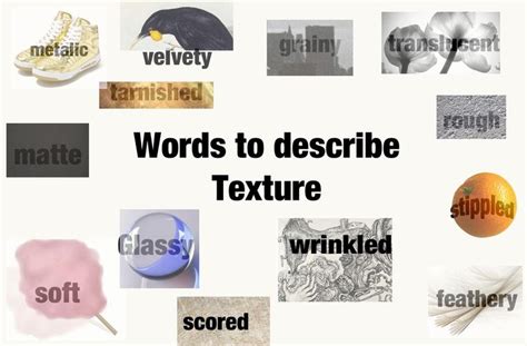 Texture Description Words Hd Words Nature Words Words To Describe