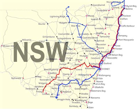 Image Gallery Nsw Map