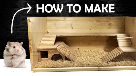 How To Make A Hamster House Diy Pet House Rat House Diy Hamster