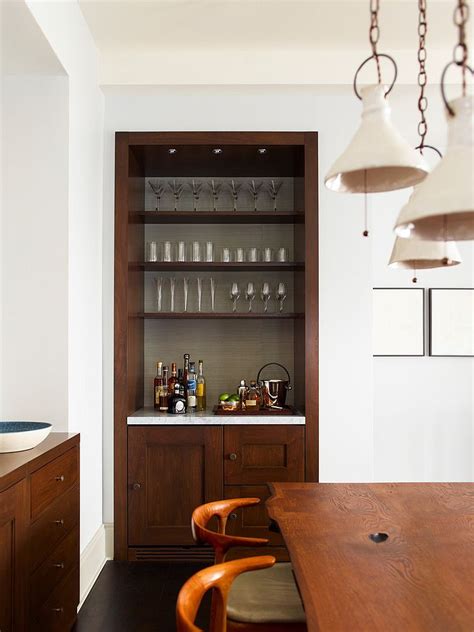 Add A Small Bar Setting To The Formal Dining Room Corner Small Bars