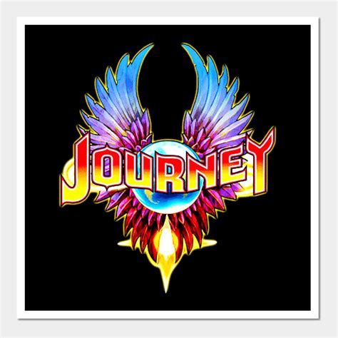 Journey Band Wall And Art Print Journey Band Journey Logo Rock Band