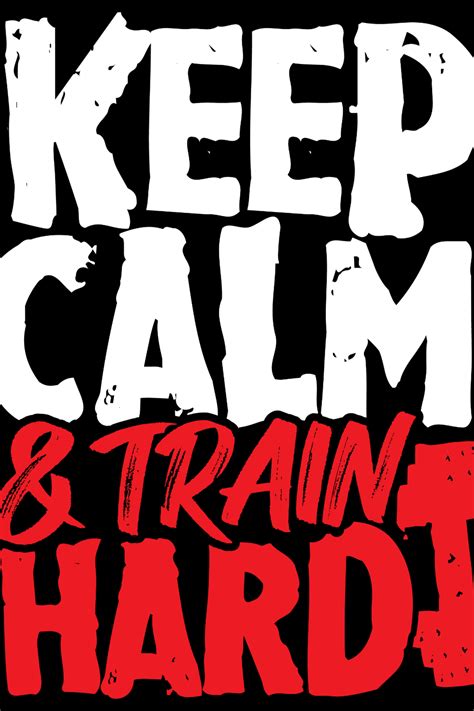 Keep Calm And Train Hard Gym T Shirt Design Buy T Shirt Designs Gym