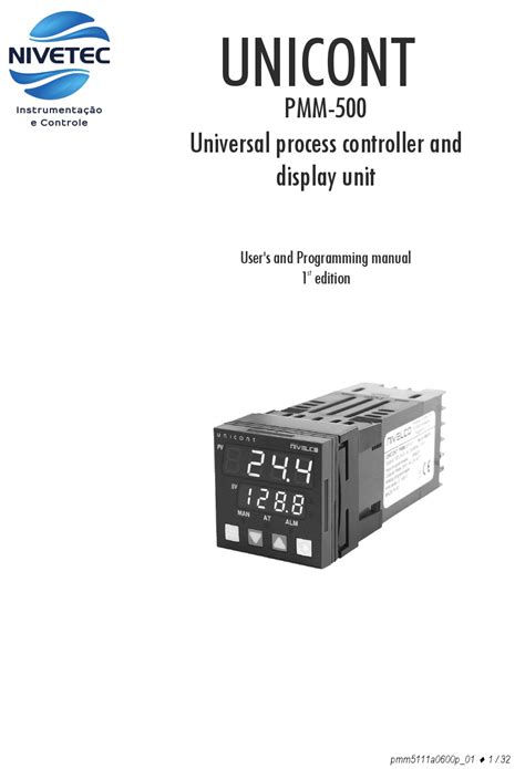 Nivetec Unicont Pmm 500 User And Programming Manual Pdf Download