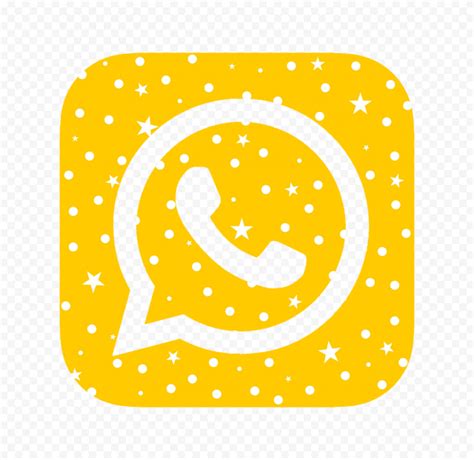 Hd Yellow Outline Whatsapp Whats App Square Logo Icon Png Citypng