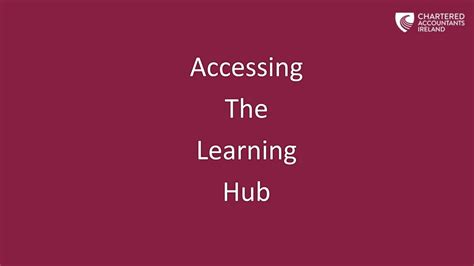 Student Guide How To Log Into The Learning Hub Youtube