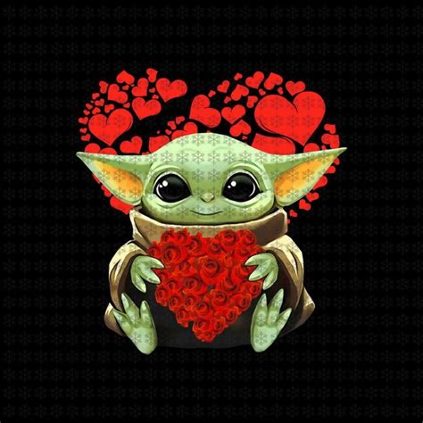 Baby Yoda Valentine Png Baby Yoda Png Valentine Png Star