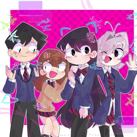 Komi San And Friends Komi San Anime Art