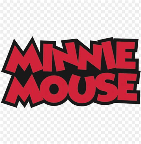 Free Download Hd Png Minnie Minnie Mouse Logo Name Png Image With