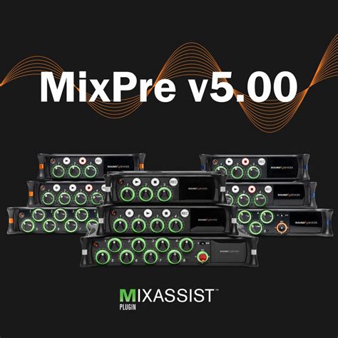 Mixpre V500 Featuring Mixassist Plugin Support And More Now Available