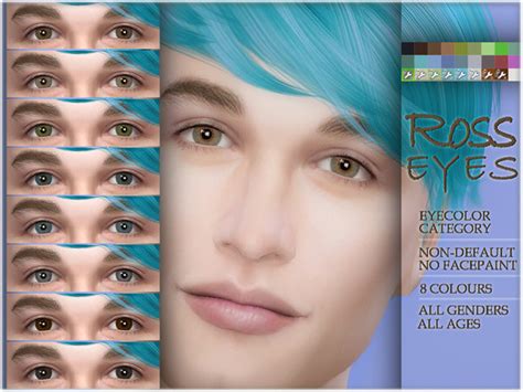 Ross Eyes Non Default By Bakalia At Tsr Sims 4 Updates