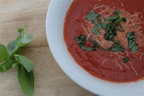 Don't allow the garlic to brown. The Best Creamy Tomato Basil Soup Recipe Ever - A Fork's Tale