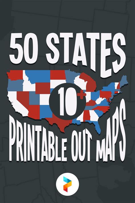 10 Best 50 States Printable Out Maps Pdf For Free At Printablee