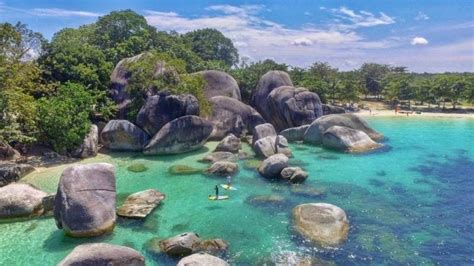 Pantai Tanjung Tinggi Pantai Pulau Belitung Tempat Yang Indah