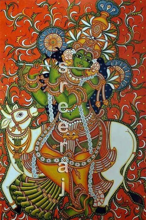 Kerala Mural Painting Of South India The Cultural Heritage Of India