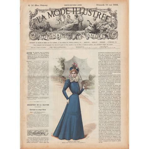 Revue Complete De La Mode Illustree 1898 N20