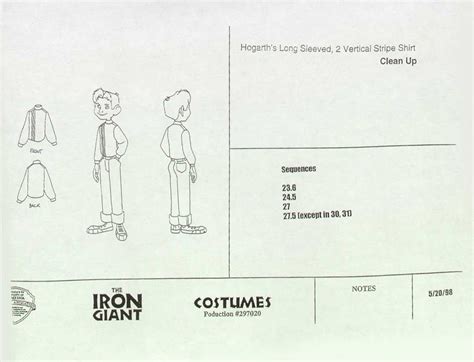 Living Lines Library The Iron Giant Character Hogarth Hughes