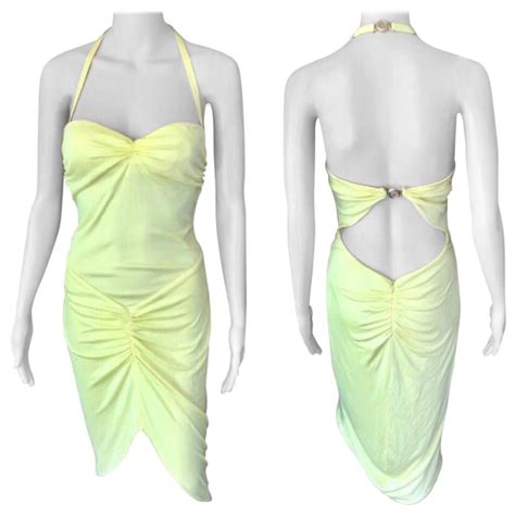Gianni Versace Printed Silk And Beaded Sea Shell Maxi Dress Ss 1992 For Sale At 1stdibs