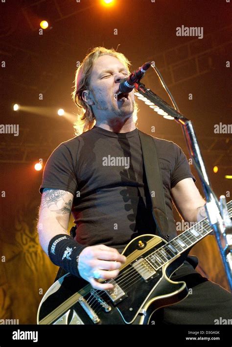 Dpa Lead Singer James Hetfield Of The Us Hardrock Band Metallica